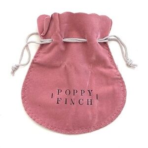 Poppy Finch Pink Drawstring Bag - Pouch Dust Bag!